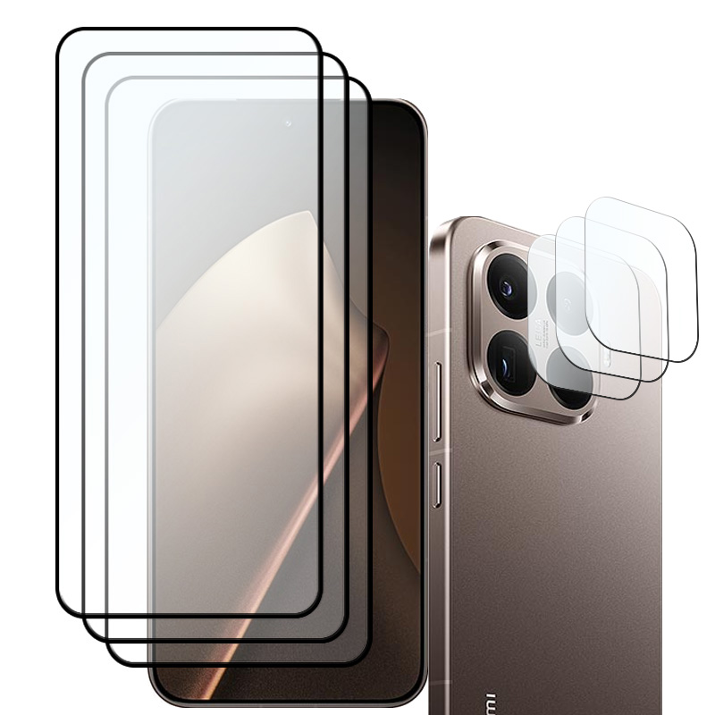 Photography Kit Xiaomi 15T Pro - 3+3/Película de Vidro Temperado 9H Anti-Risco
