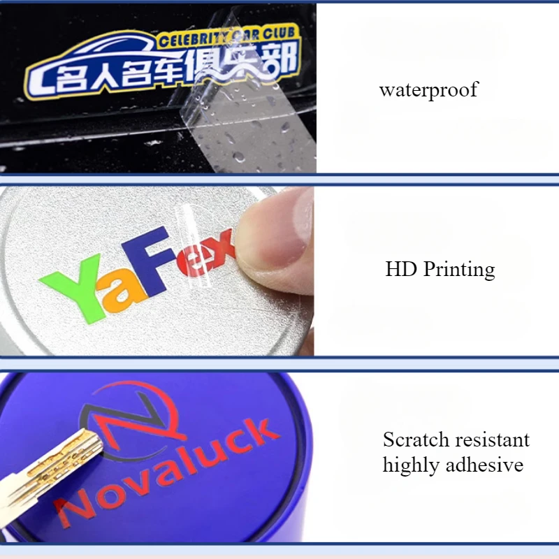 100 peças adesivo de nome 3d q - Photography Logo avaliação e preço