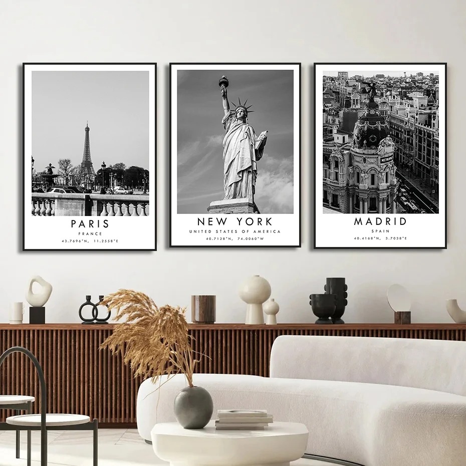 Preto e Branco Viagem Wall Art - Photography New York avaliação e preço