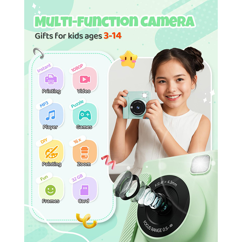 Câmera Digital Instantânea Por - Photography And Videography avaliação e preço