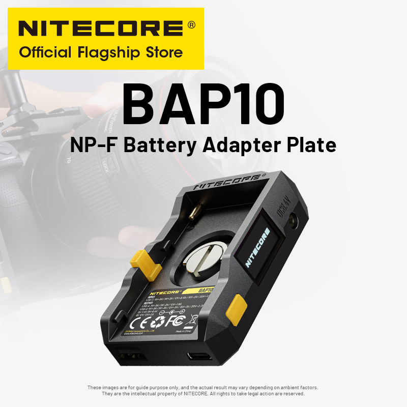 Nitecore bap10 NP-F placa adap - Photography Unit avaliação e preço