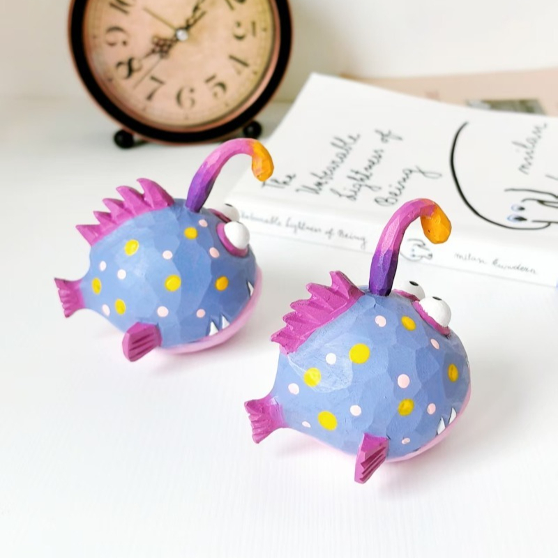 Lanternfish feito à mão escult - Photography Desk avaliação e preço