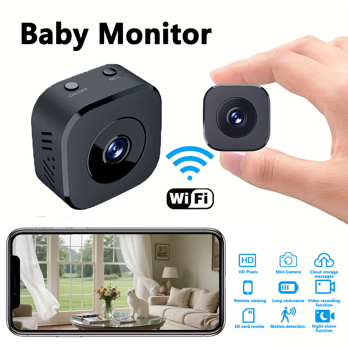 1080p hd mini câmera wi-fi seg - Photography Unit avaliação e preço