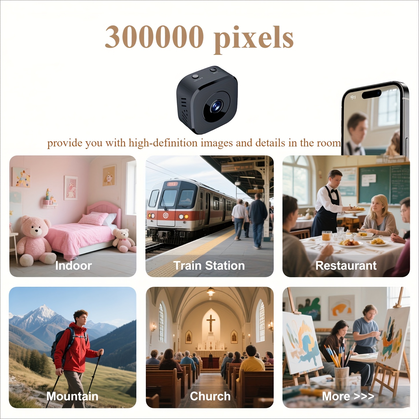 1080p hd mini câmera wi-fi seg - Photography Unit avaliação e preço