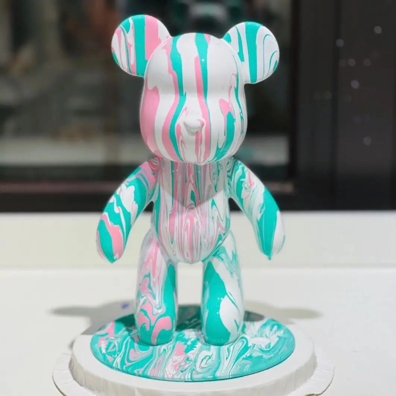23cm diy pintura fluido urso f - Photography Desk avaliação e preço