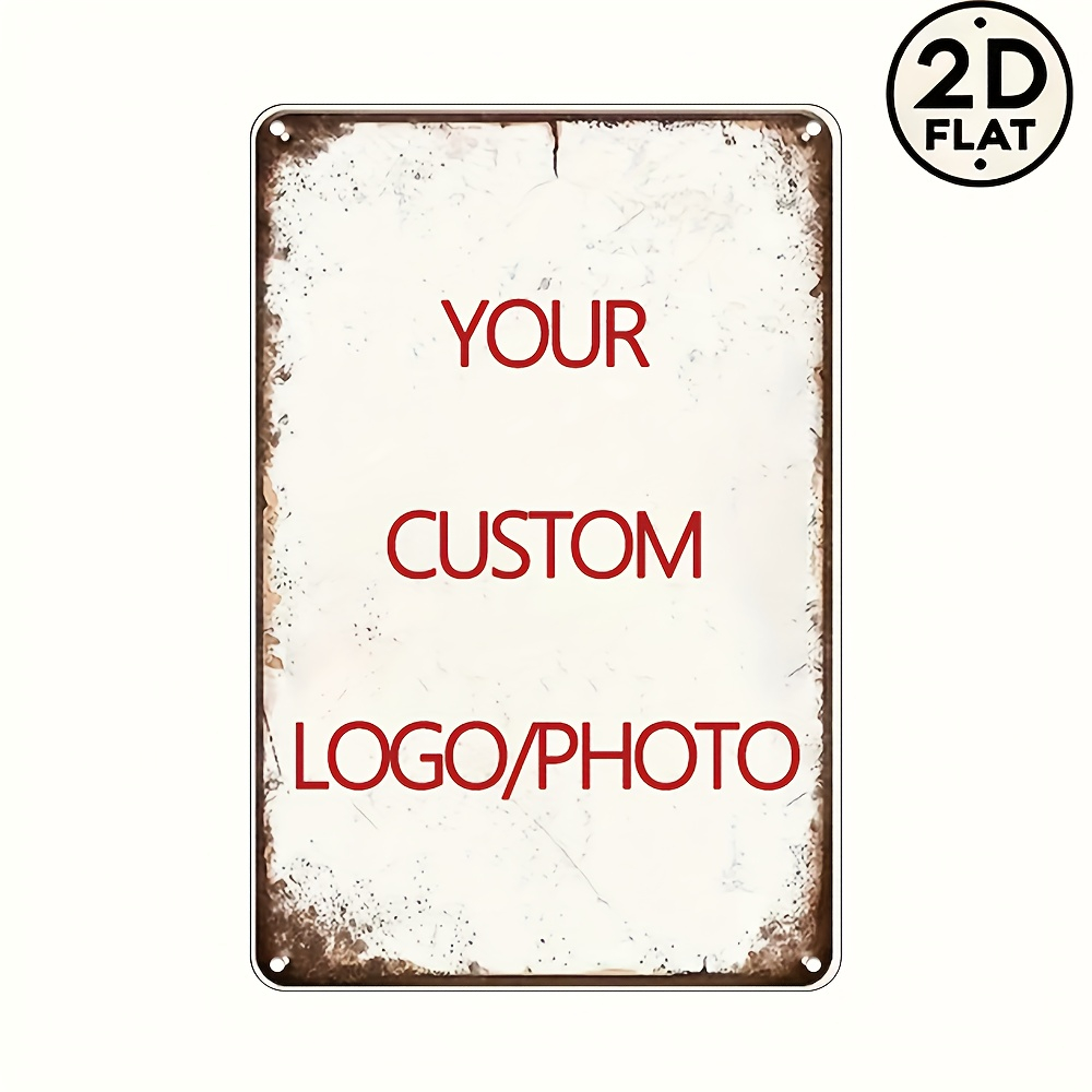 Placa de Metal Personalizada c - Photography Logo avaliação e preço
