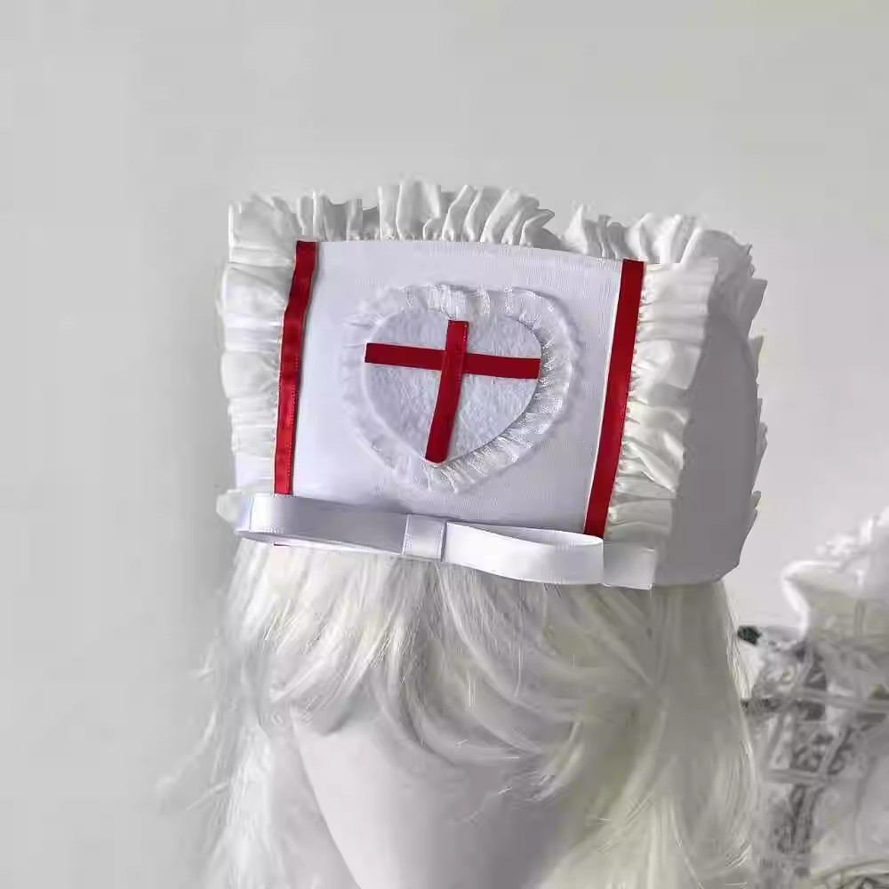 Cosplay enfermeira boné chapéu - Photography Unit avaliação e preço